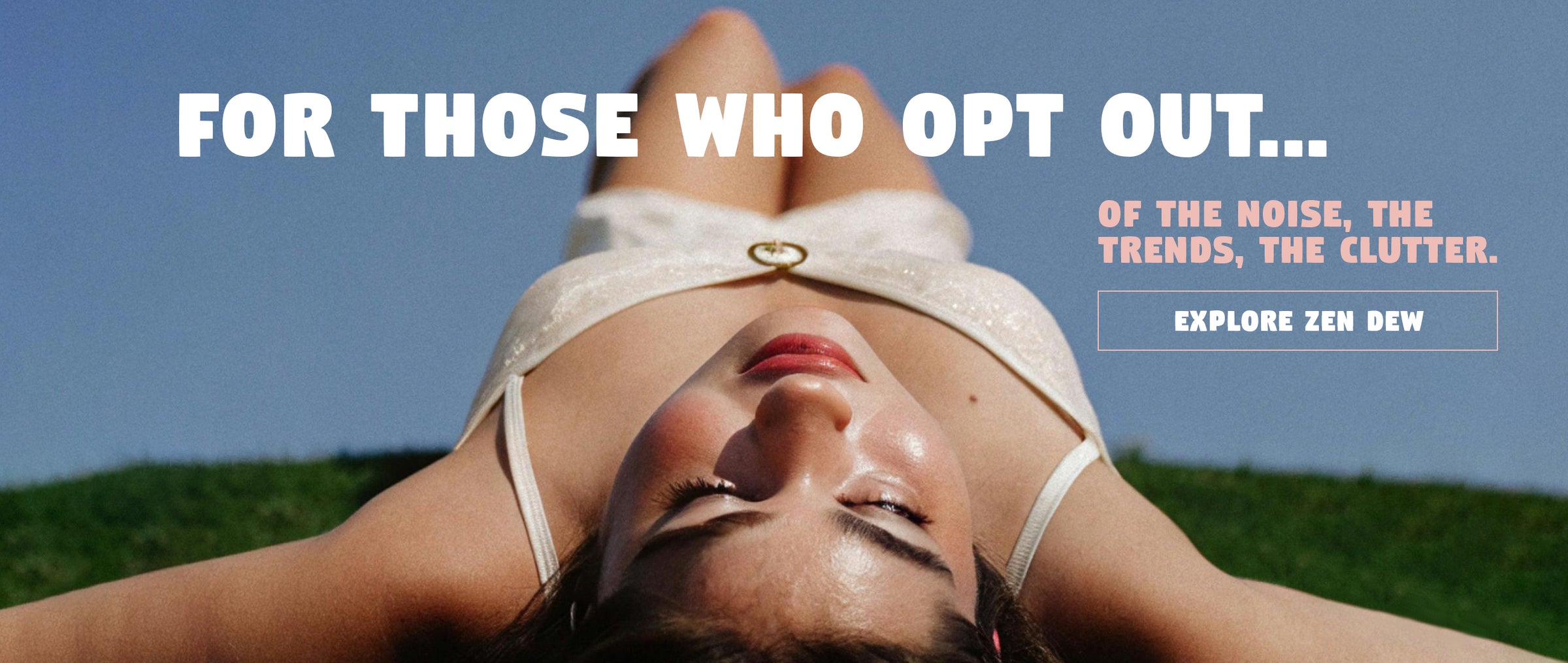 Zen Dew Skincare model