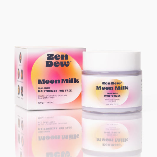 Moon Milk Snail Mucin Moisturizing Glow Cream - Zen Dew