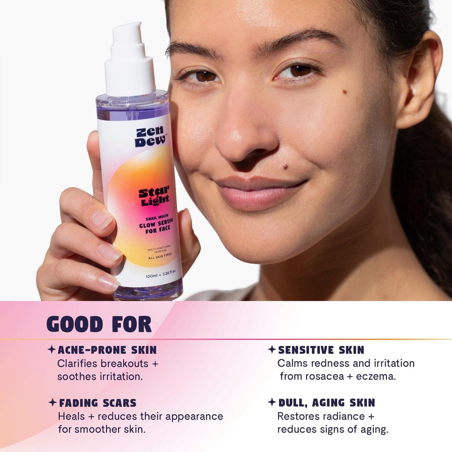 Star Light Snail Mucin Glow Serum - Zen Dew